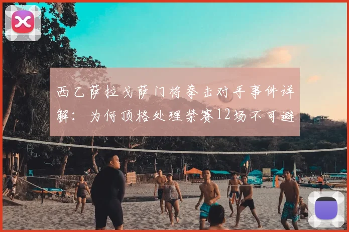 西乙萨拉戈萨门将拳击对手事件详解：为何顶格处理禁赛12场不可避免，规则与影响全解析